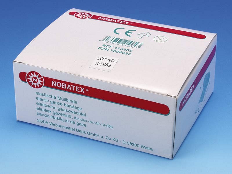 Nobatex, elastisk fikseringsbind, bulk, 6 cm x 4 m