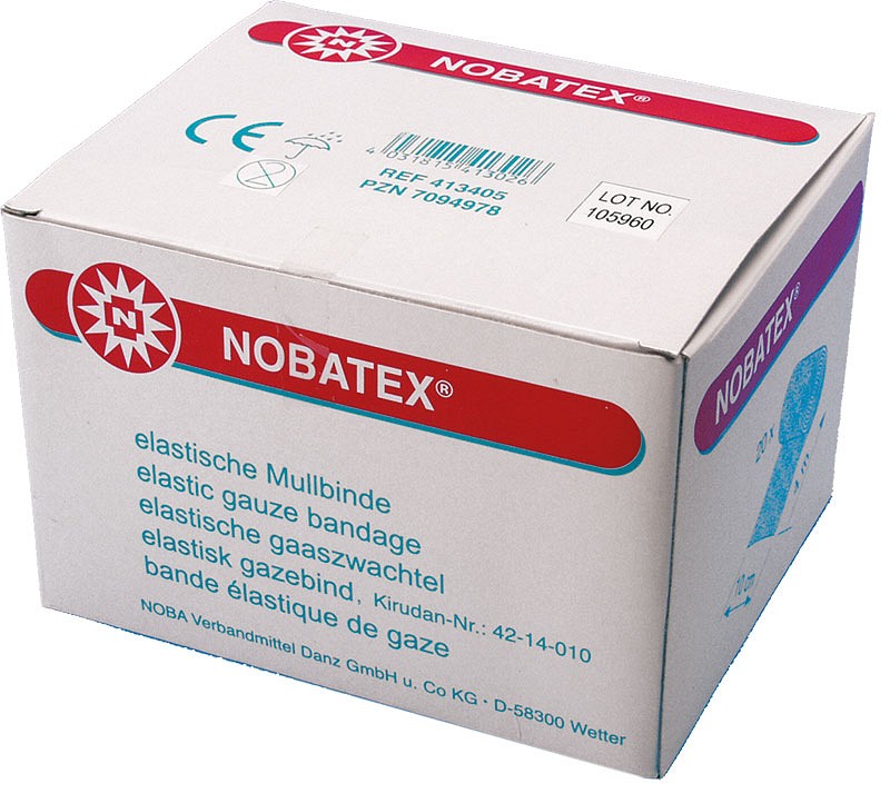 Nobatex, elastisk fikseringsbind, bulk, 10 cm x 4 m