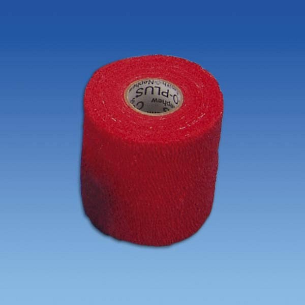 Co-Plus, selvhæftende bind, assorterede farver, 7,5 cm x 3 m