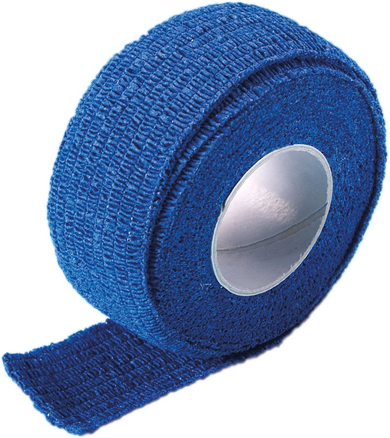 Nobaheban, selvhæftende bind, blå, 7,5 cm x 4,5 m