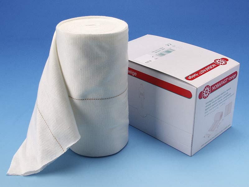 Nobafast, bandage, tubular, beige, voksen krop, 24,3 cm x 10 m