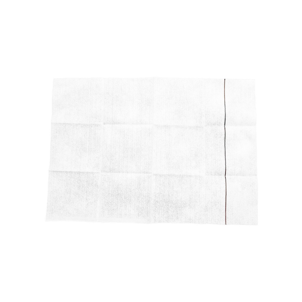 Standard nonwoven OP-serviet, X-ray, brun label, brev a 5 stk, steril, 30 cm x 40 cm