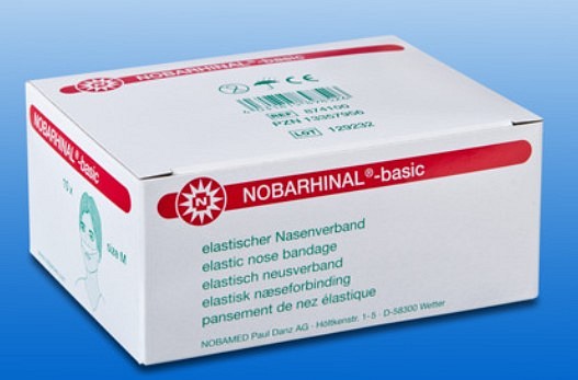 Nobarhinal, post-op næseforbinding med fikseringsbånd, basic