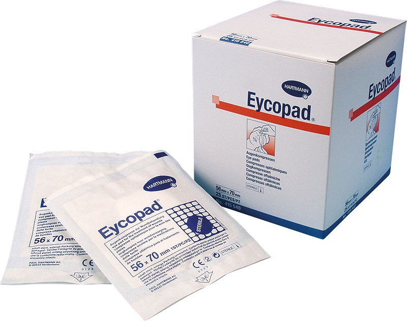 Eycopad, øjenkompres, steril, 5,6 cm x 7 cm