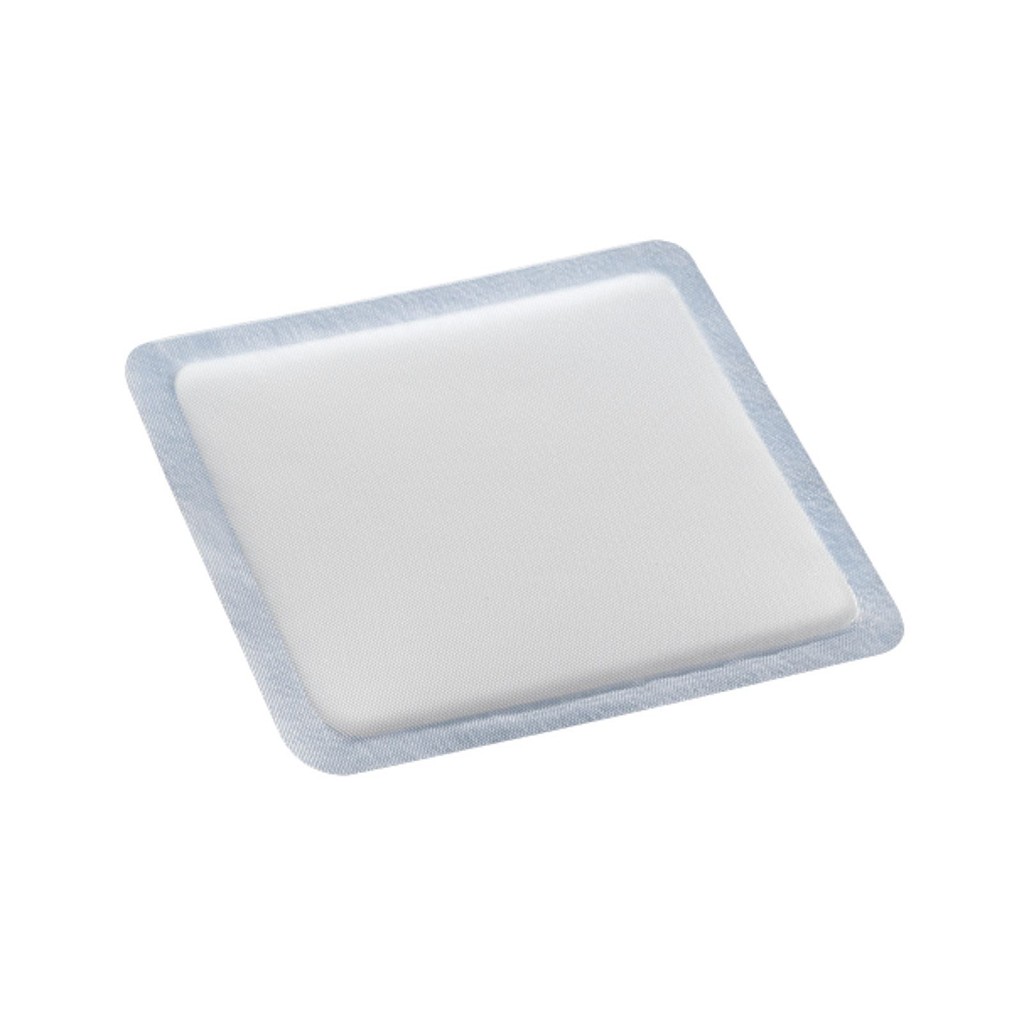 Vliwasorb, højabsorberende bandage med border, steril, 12 cm x 12 cm