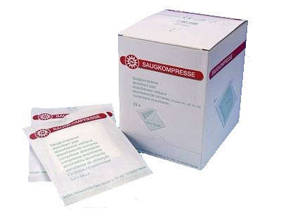 Nobasorb, absorberende forbinding, steril, 10 cm x 10 cm