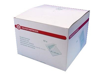 Nobasorb, absorberende forbinding, steril, 20 cm x 40 cm