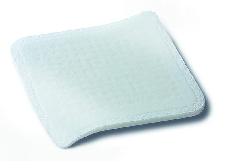 Cutimed Siltec, tynd skumbandage med silikone, type L, steril, 10 cm x 10 cm