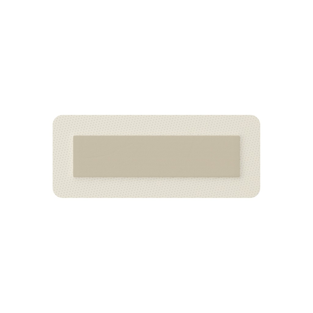 Mepilex Border Ag, border med sølv og silikone, steril, 10 cm x 25 cm