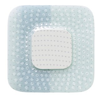 Biatain Silicone Lite, border m/silikone, steril, 5 cm x 5 cm, skumstr. 2,2 x 2,2 cm
