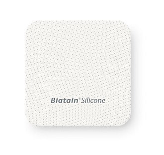 Biatain Silicone, Skumbandage m. silkone, uden border, steril, 7,5 cm x 7,5 cm