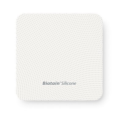 Biatain Silicone, Skumbandage m. silkone, uden border, steril, 10 cm x 10 cm