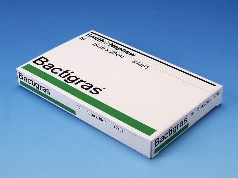 Bactigras, salvekompres steril, 15 cm x 20 cm