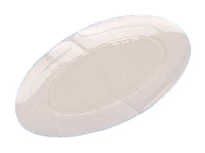 Apocure, Hydrogelbandage m. hæftekant, oval, steril, 4,5 cm x 7,5 cm