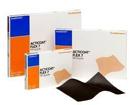 Acticoat Flex 7, sårkontaktlag med sølv, steril, 20 cm x 40 cm