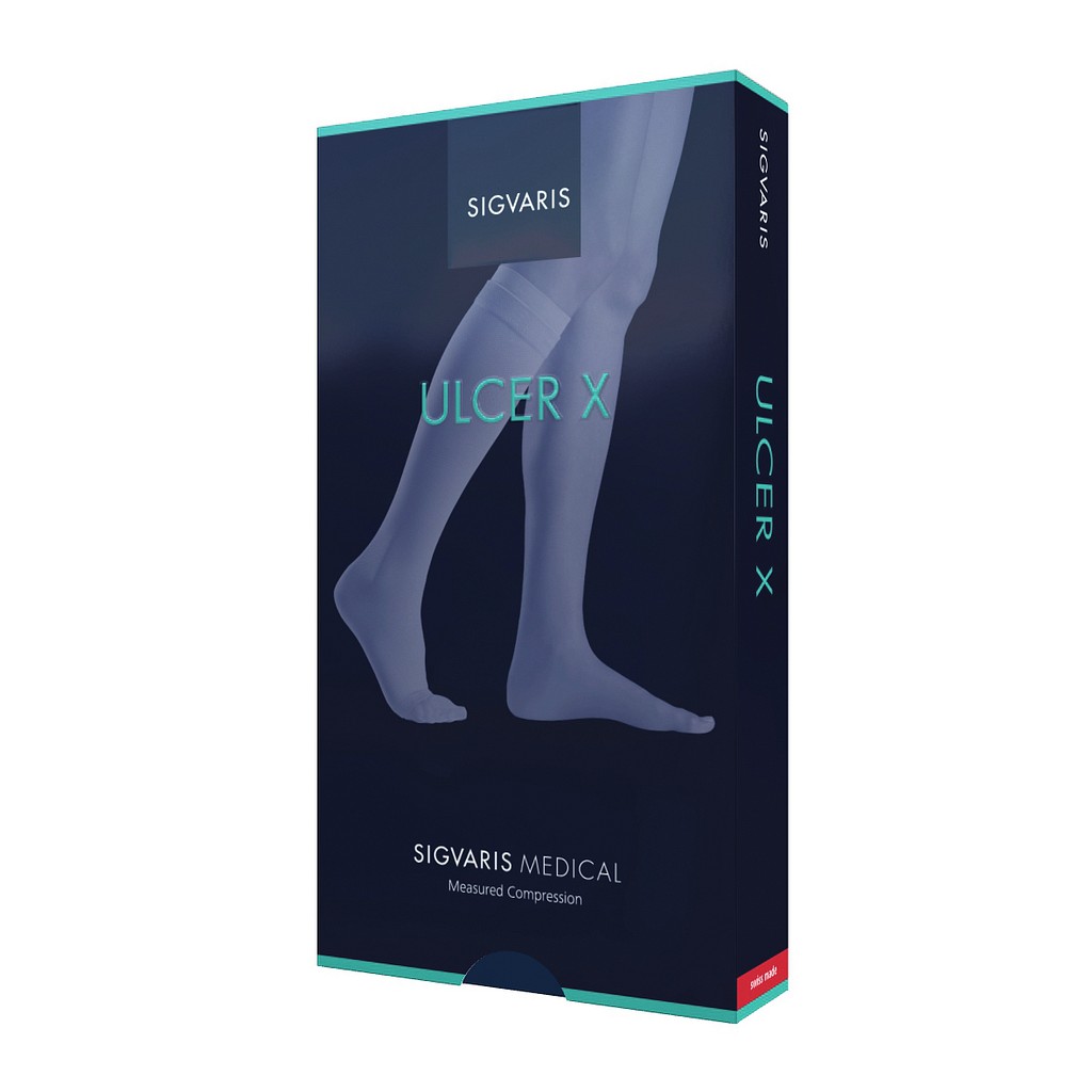 SIGVARIS Ulcer X, behandlerstr., 1 yder- 503 AD og 2 inderstrømper, small/kort