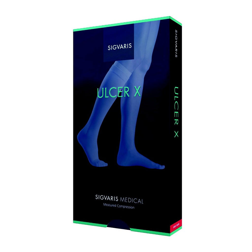 SIGVARIS Ulcer X, behandlerstr., 1 yder- 503 AD og 2 inderstrømper, large/lang