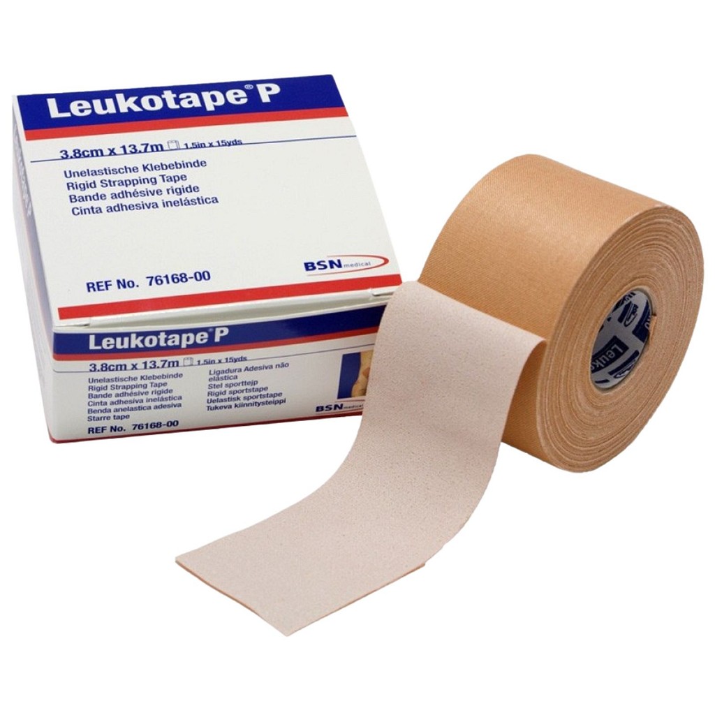 Leukotape P, sportstape, pakket enkeltvis, 3,75 cm x 13,7 m
