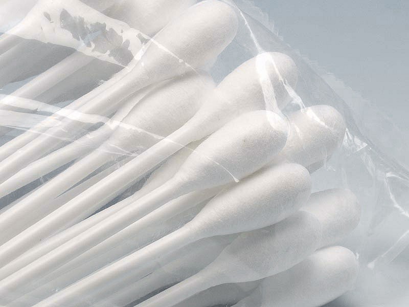 Mediq, Rektoskopi, plastpind med vat, 15-20mm swab, 40 cm