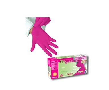 Heinz Herenz, Pink nitril undersøgelseshandske, x-small