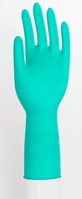 Profeel DHD Sensitive, latex OP handske, pudderfri, grøn, steril, str 7,5