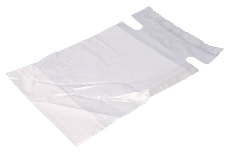 Multiline, affaldspose med tape, hvid, handy clean, 20 cm x 25 cm