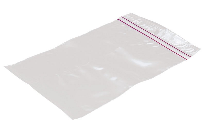 Multiline, lynlåspose uden skrivefelt, klar, 10 cm x 15 cm