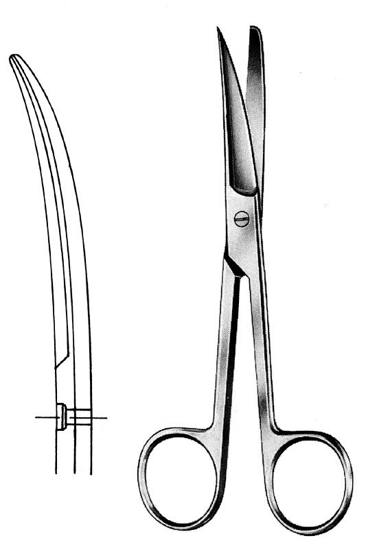 Nopa, saks, Cooper, buet, spids/stump, 14,5 cm