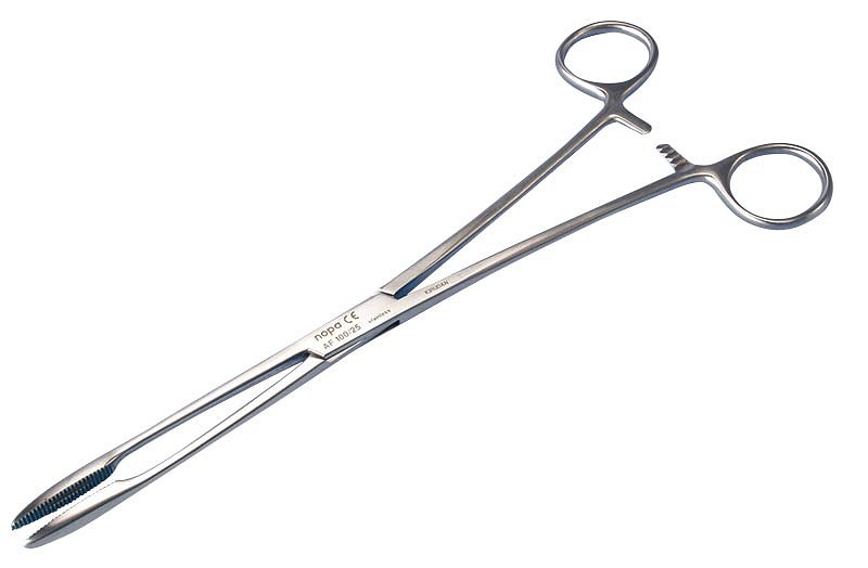 Nopa, tampontang, Gross-Maier, cremalliere, lige, 25 cm