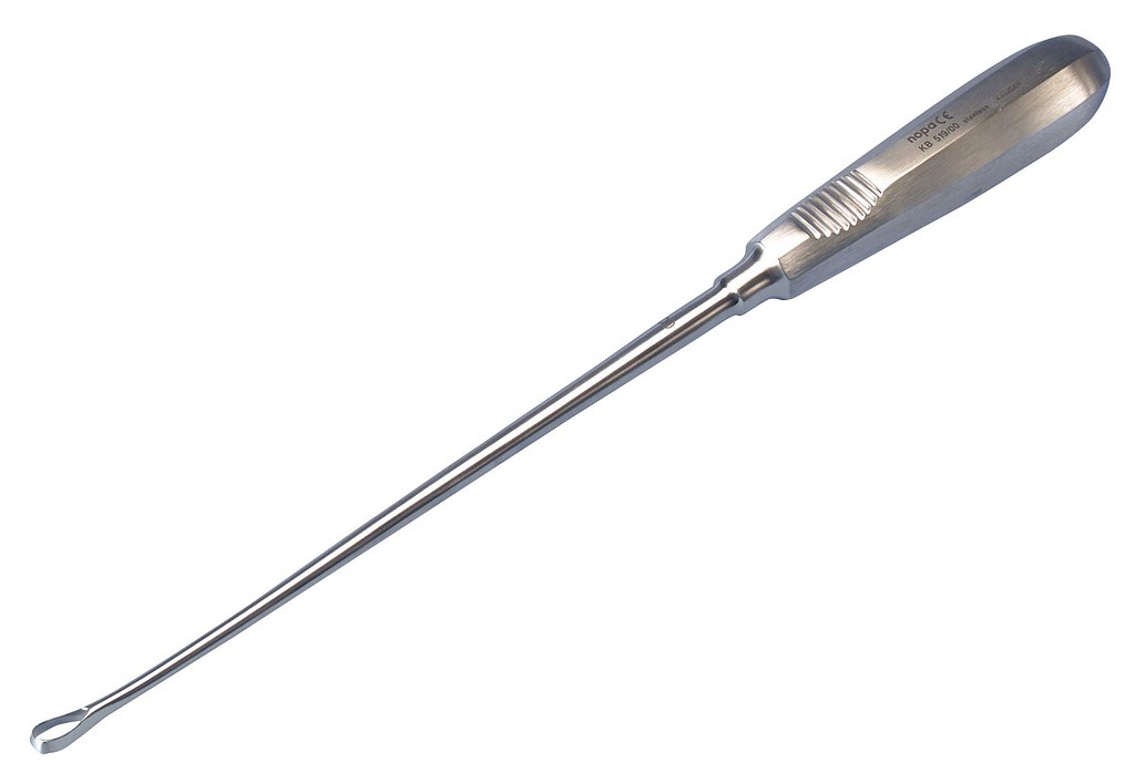 Nopa, uteruscurette, Sims, 5 mm x 26 cm