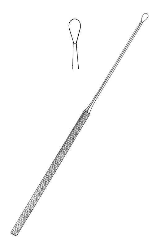 Nopa, cerumenslynge, Billeau, stor, slynge 4x9,5 mm, 16 cm