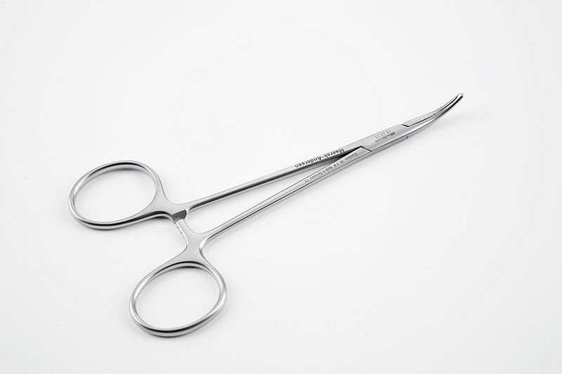 Medicon, arterieklemme, Mikro-Halsted, lige, 12,5 cm