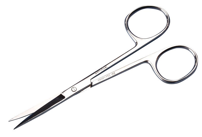 Instrument, Sutursaks, lige, øjensaks, 12 cm