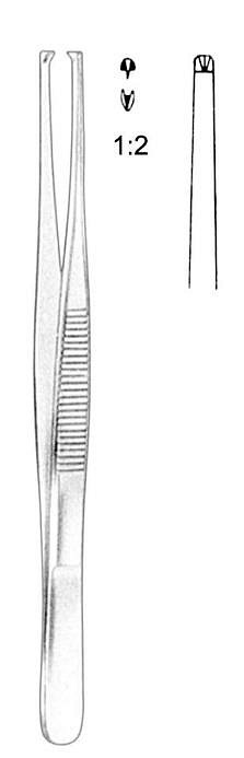 Instrument, Pincet, kirurgisk, 14,5 cm
