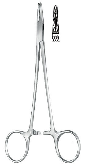 Instrument, Crile wood nåleholder, 15 cm