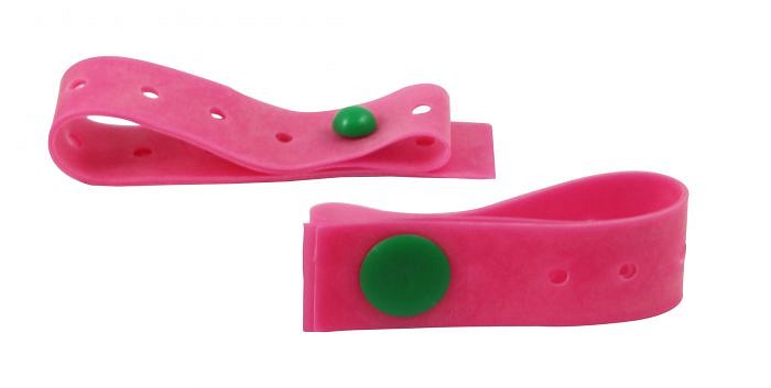 Pennine, engangsstasebånd, stretch, pink, latexfri, 2,5 cm x 38 cm