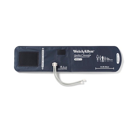 Welch Allyn FlexiPort, manchet voksen stor, 2 slanger/ låsekonnektorer, 32-43 cm