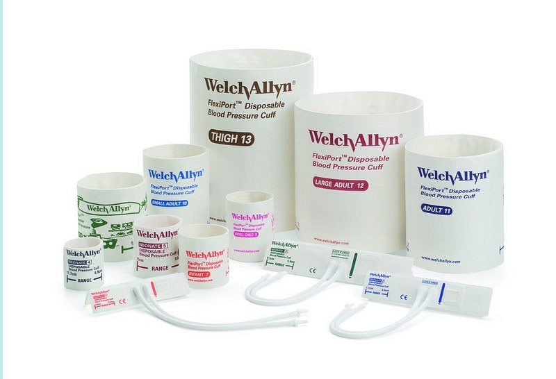 Welch Allyn FlexiPort, manchet baby enpatients u/ slangesæt, 9-13 cm