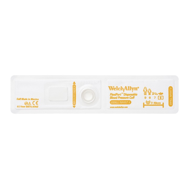 Welch Allyn FlexiPort, manchet baby lille enpatients u/ slange, 7-10 cm
