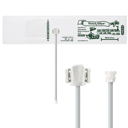 Welch Allyn FlexiPort, manchet barn enpatients, 1 slange/ låsekonnektor, 15-21 cm