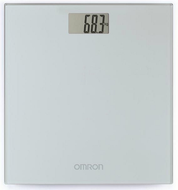 Omron, badevægt, silky grey, 0-150 kg HN-289