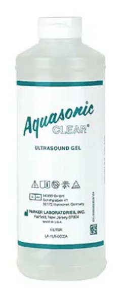 Aquasonic clear, ultralydsgel m. doseringsstuds, 1 l