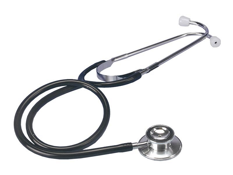 Stetoskop nurse, dobbelt vendbart, sort