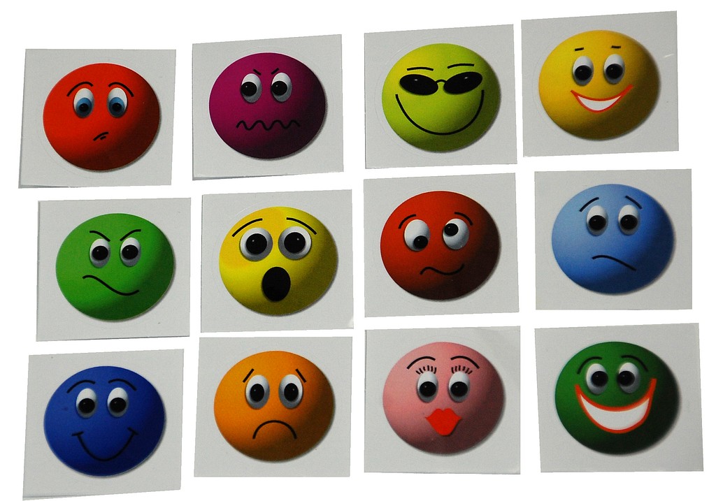 Legetøj, smiley klistermærker