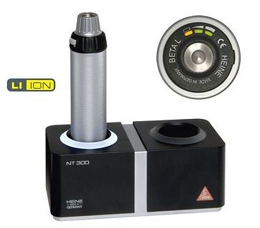 HEINE BETA 400, F.O. Otoskopsæt 3,5V, Håndtag, NT 300 oplader