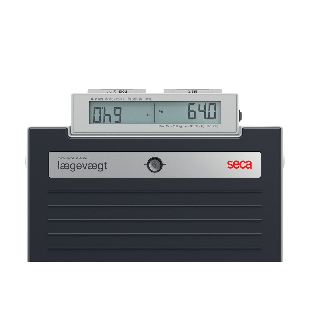 SECA, 878 dr fladvægt, dobb. display, 0-200 kg, kl. 3