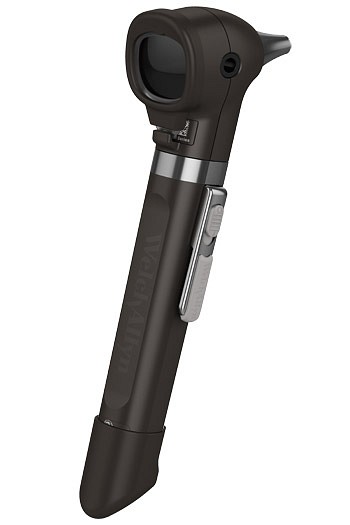 Welch Allyn, pocket LED otoskop, sort med håndtag