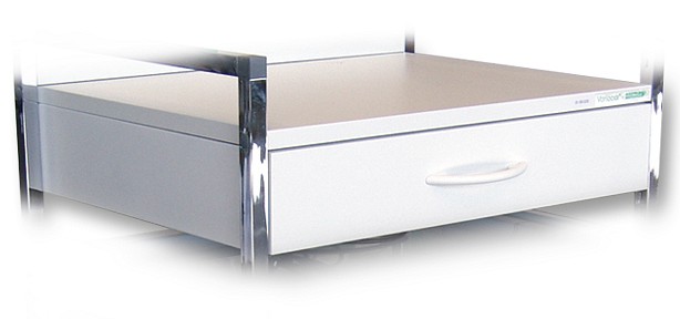 Variocar 45, ekstra skuffe, hvid, 10 cm
