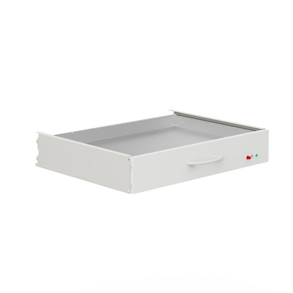 Variocar 60, ekstra skuffe med varmeelemet, rustfri, 100W, 10 cm