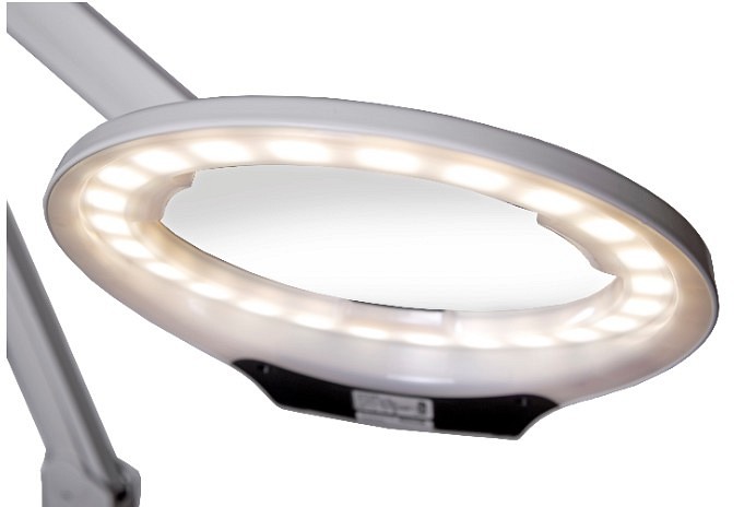 Luxo, Circus luplampe 3,5D, hvid, LED m. AH bordholder